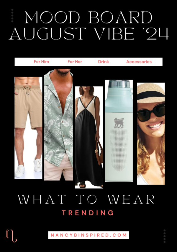 What To Wear: A Stylish Mood Vibe Board for Your Summer Wardrobe (him and her)